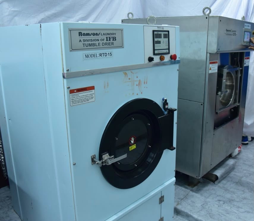 Professional laundry and tumble drying machines at IronFeel